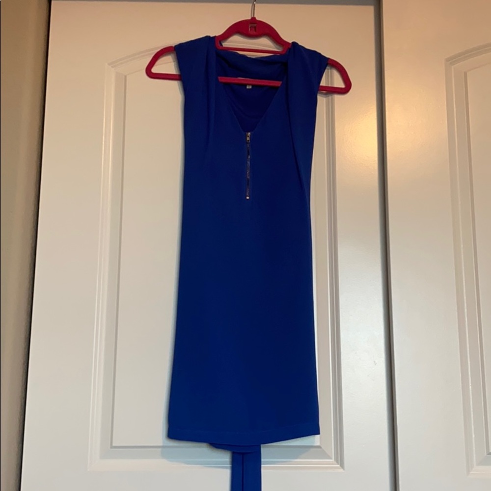 Naked Zebra blue dress